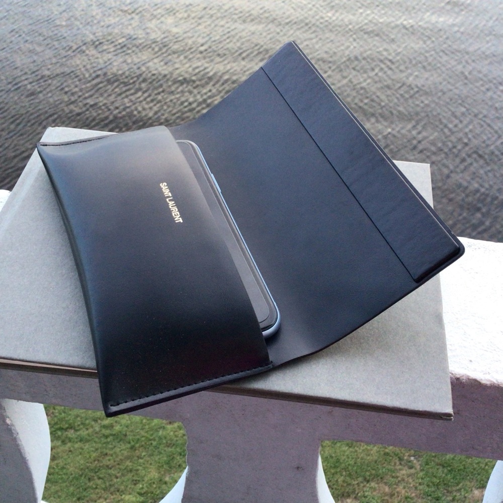 St. Laurent Clutch or Case with Magnetic Closure - Picture 7 of 14